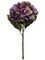 17.75" Artificial Purple Hydrangea Stem with 8" Bloom – Lifelike